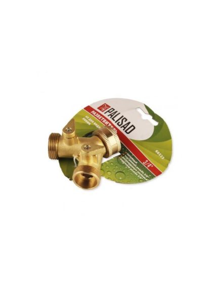 Разветвитель 2-х канальный латунный G3/4" PALISAD 66523, фото , изображение 4 - Метэкс