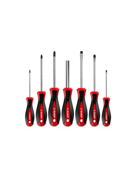 Набор отверток с битами 27 шт двухкомпонентные рукоятки ЗУБР 25027, фото , изображение 2 - Метэкс