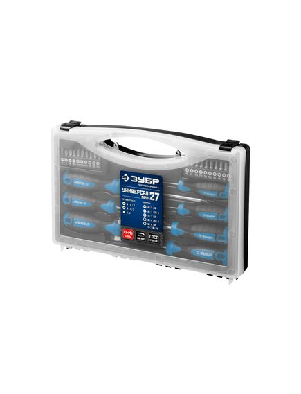 Набор отверток с битами 27 шт ЗУБР 25240, фото , изображение 6 - Метэкс