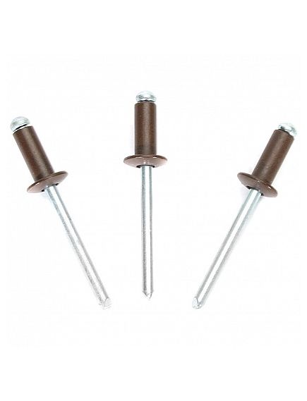 Заклепка ZK 3,2х10 алюм/ст (8017), фото , изображение 2 - Метэкс