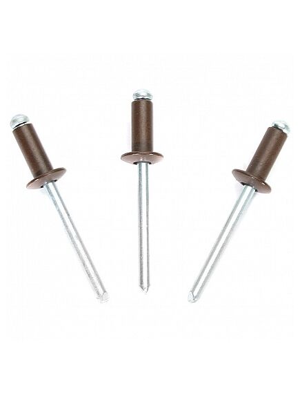 Заклепка ZK 4,8х10 алюм/ст (8017), фото , изображение 2 - Метэкс