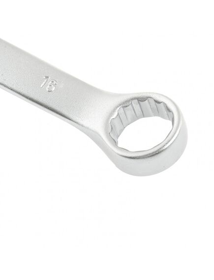 Ключ комбинированный 16 мм матовый хром STELS 15221, фото , изображение 3 - Метэкс