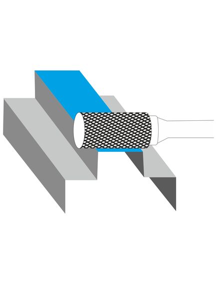 Борфреза тип A 12 мм KORNOR A1225BM06, фото , изображение 2 - Метэкс