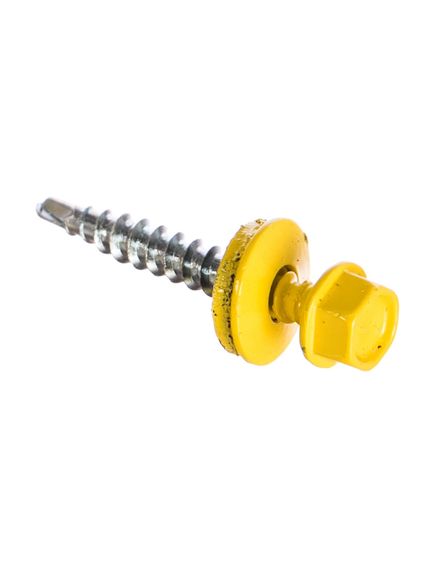 Саморез кровельный 4,8*35 (1018) желтый, фото , изображение 2 - Метэкс