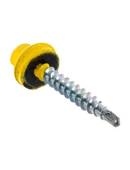 Саморез кровельный 4,8*35 (1018) желтый, фото , изображение 4 - Метэкс