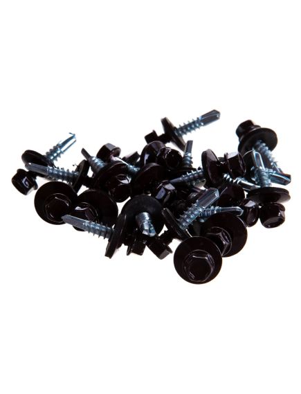 Саморез кровельный 5,5*25 (8017) шоколад, фото , изображение 4 - Метэкс