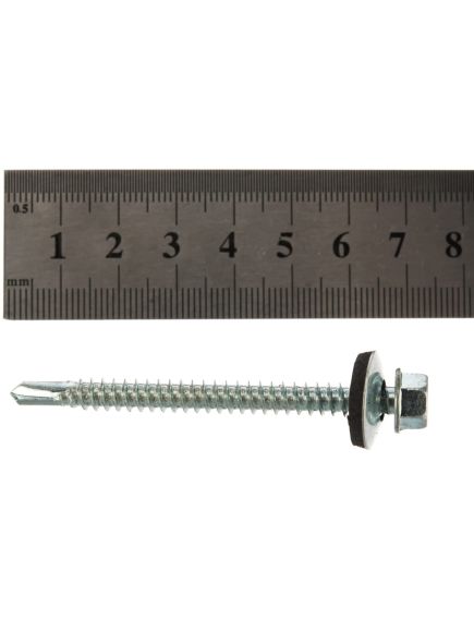 Саморез кровельный 5,5*64 оц., фото , изображение 5 - Метэкс