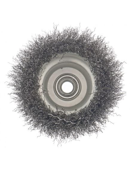 Щетка для УШМ 125 мм М14 "чашка" витая проволока 0,3 мм СИБРТЕХ 746067, фото , изображение 3 - Метэкс