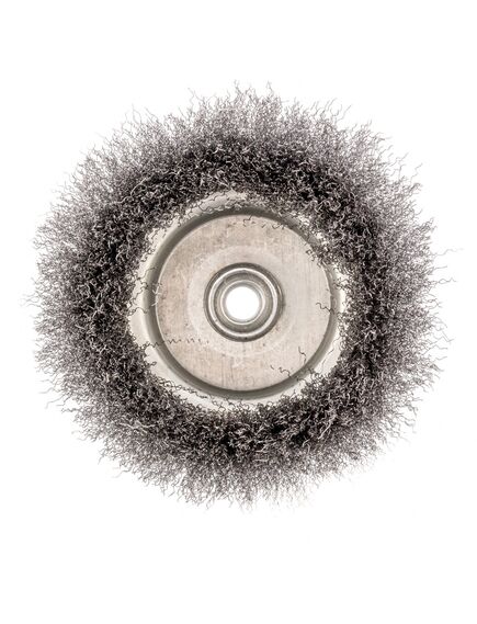 Щетка для УШМ 150 мм М14 "чашка" витая проволока СИБРТЕХ 746077, фото , изображение 2 - Метэкс