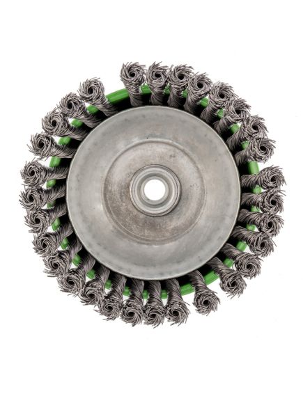 Щетка для УШМ 150 мм М14 "чашка" крученая проволока 0,5 мм СИБРТЕХ 746297, фото , изображение 2 - Метэкс