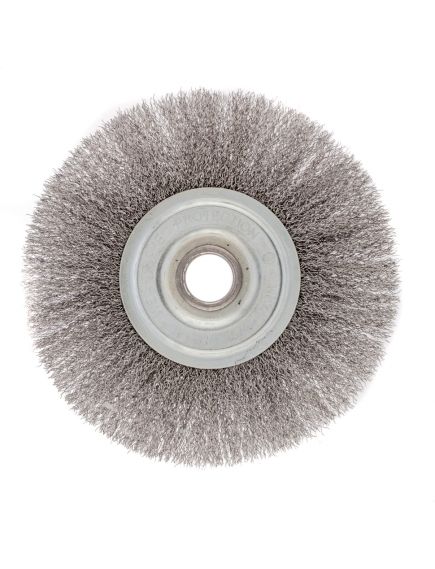 Щетка для УШМ 175 мм посадка 22,2 мм плоская витая проволока СИБРТЕХ 746667, фото , изображение 2 - Метэкс