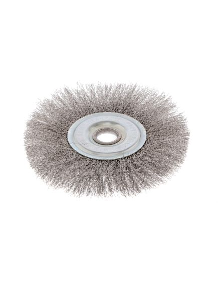 Щетка для УШМ 175 мм посадка 22,2 мм плоская витая проволока СИБРТЕХ 746667, фото , изображение 3 - Метэкс