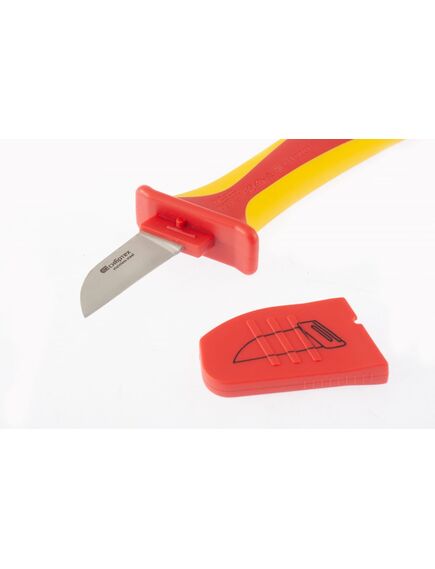 Нож диэлектрический до 1000 В прямая рабочая кромка полотна СИБРТЕХ 78800, фото , изображение 2 - Метэкс