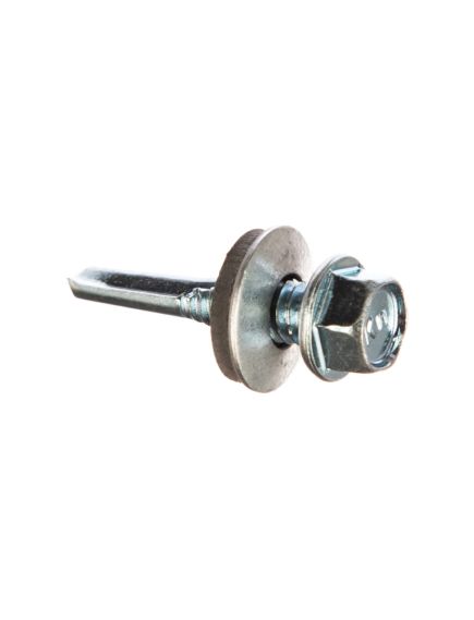 Саморез кровельный 5,5*25 удлинённое сверло оц., фото , изображение 2 - Метэкс