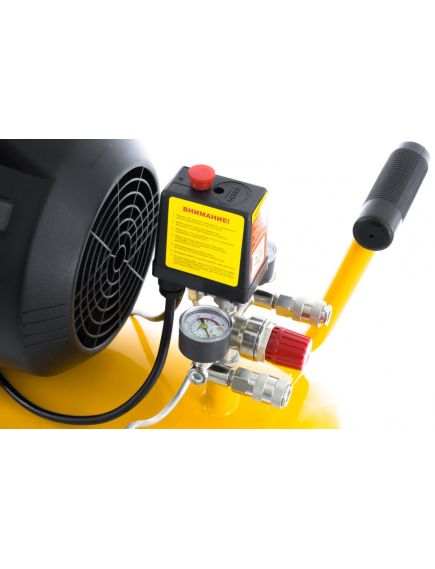 Компрессор прям. привод масляный (2,2 кВт, 350л/мин, 50л, 220В) DENZEL 58081 (58081), фото , изображение 3 - Метэкс