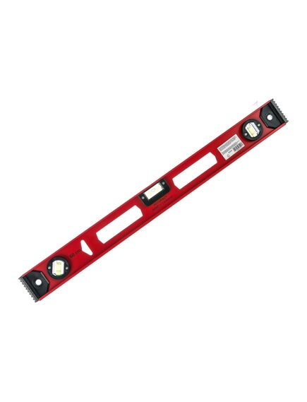 Уровень алюминиевый 600 мм "Рельс" усиленный 3 глазка MATRIX 34006, фото , изображение 2 - Метэкс