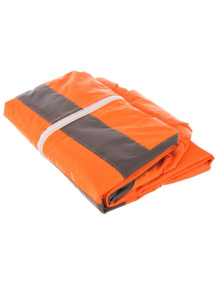 Плащ-дождевик нейлоновый на молнии сигнальный (56-58) ЗУБР 11617-56, фото , изображение 8 - Метэкс