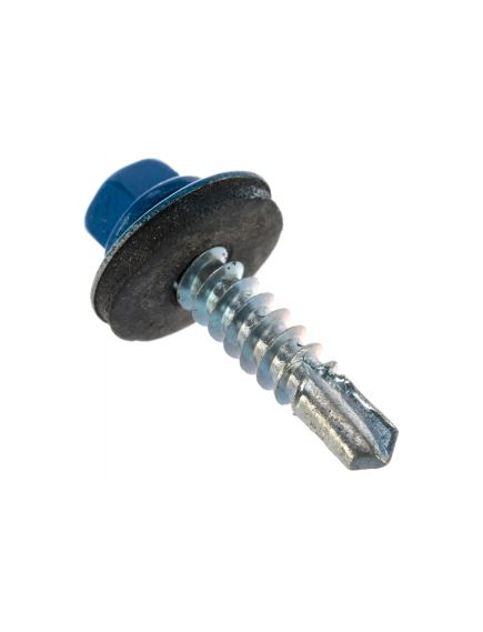 Саморез кровельный 5,5*25 (5005) синий, фото , изображение 2 - Метэкс