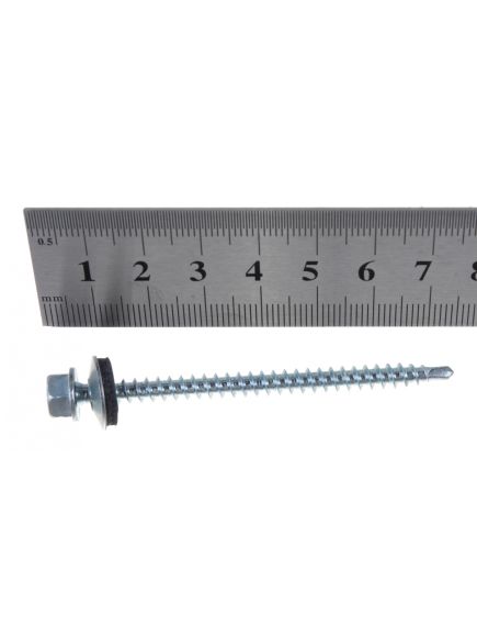 Саморез кровельный 4,8*70 оц., фото , изображение 3 - Метэкс