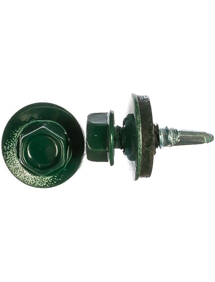 Саморез кровельный 5,5*19 (6005) зелёный мох, фото , изображение 3 - Метэкс