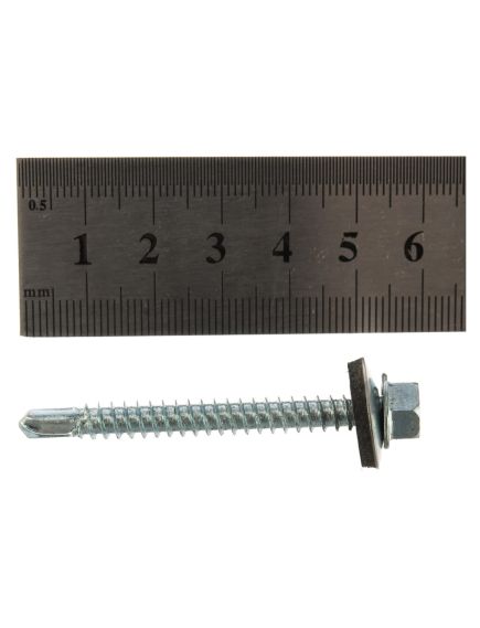 Саморез кровельный 5,5*51 оц., фото , изображение 4 - Метэкс