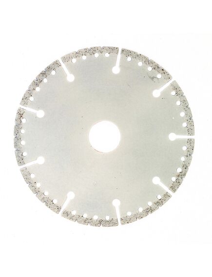 Диск отрезной универсальный 125 х 22.2 мм алмазный МУЛЬТИРЕЗ сухой/мокрый рез MATRIX 73199, фото , изображение 2 - Метэкс