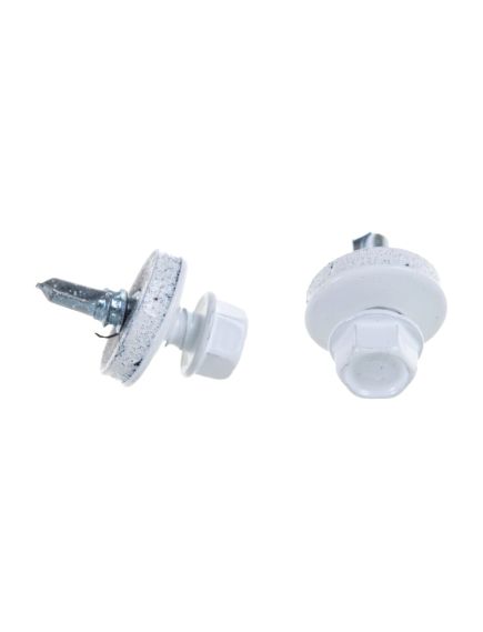 Саморез кровельный 5,5*19 (9003) сигнально-белый, фото , изображение 3 - Метэкс