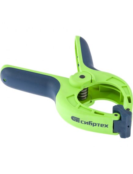 Струбцина клещеобразная 2-3/4 (70 мм) пластиковый корпус двухкомпонентные рукоятки СИБРТЕХ 20786, фото , изображение 2 - Метэкс