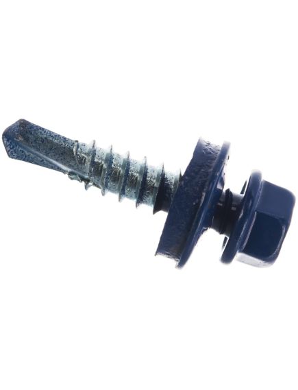 Саморез кровельный 5,5*25 (5002) ультрамарин, фото , изображение 2 - Метэкс
