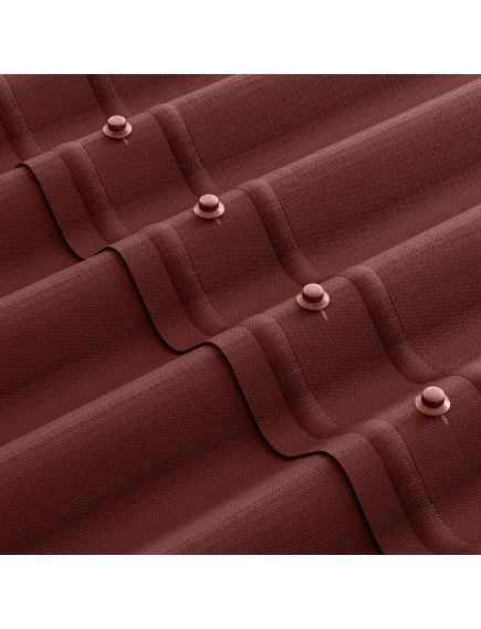 Ондулин SMART красный (+ 20 гвоздей в комплекте), фото , изображение 2 - Метэкс