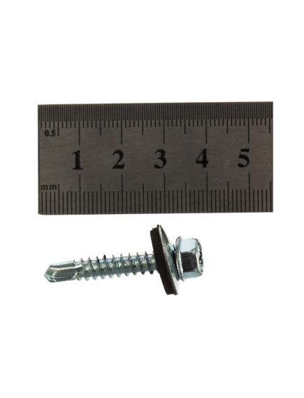 Саморез кровельный 5,5*32 оц., фото , изображение 4 - Метэкс