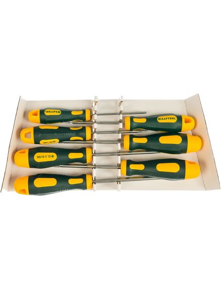 Набор отверток 7 шт X-Drive KRAFTOOL 250081-H7, фото , изображение 2 - Метэкс