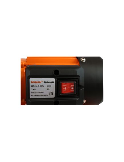 Насосная станция (600 Вт, 50 л/мин, напор 35 м, 20 л.) ACQUAER RGJ-600SA (7.5.201), фото , изображение 9 - Метэкс