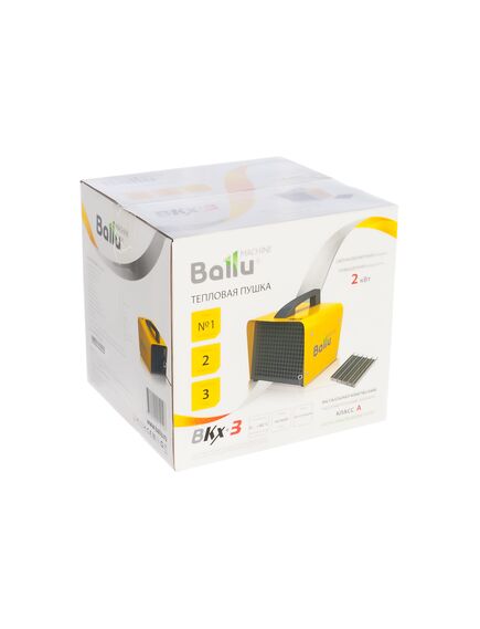 Тепловая пушка электрическая / керамика (2 кВт, 220 В) BALLU BKX-3 (HC-1013525), фото , изображение 4 - Метэкс