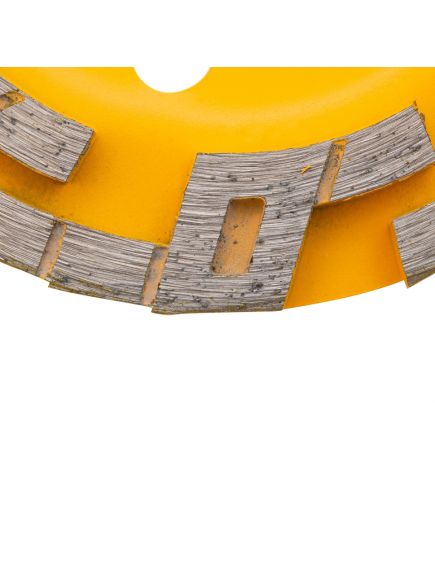 Чашка алмазная зачистная 125 мм волна DENZEL 72971, фото , изображение 3 - Метэкс