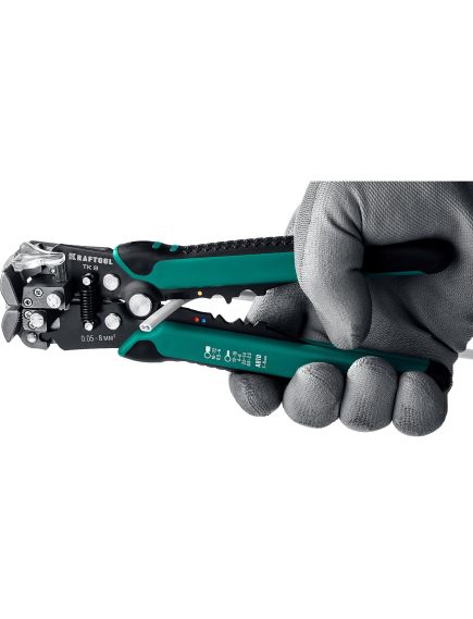Стриппер 0,05 - 8 мм2 автоматический, многофункциональный TK-8 KRAFTOOL 22637, фото , изображение 6 - Метэкс