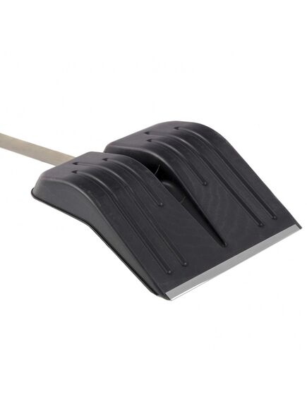 Лопата снеговая 400 x 420 мм полипропиленовая с черенком СИБРТЕХ 61580, фото , изображение 5 - Метэкс