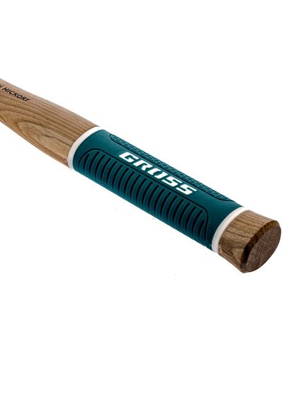 Молоток-гвоздодер 450 г угол 75 магнит обрезиненная рукоятка AMERICAN HICKORY GROSS 10418, фото , изображение 3 - Метэкс