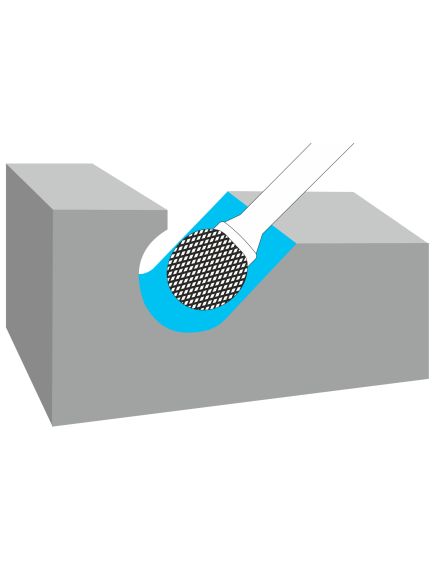 Борфреза тип D 12 мм KORNOR D1210BM06, фото , изображение 2 - Метэкс