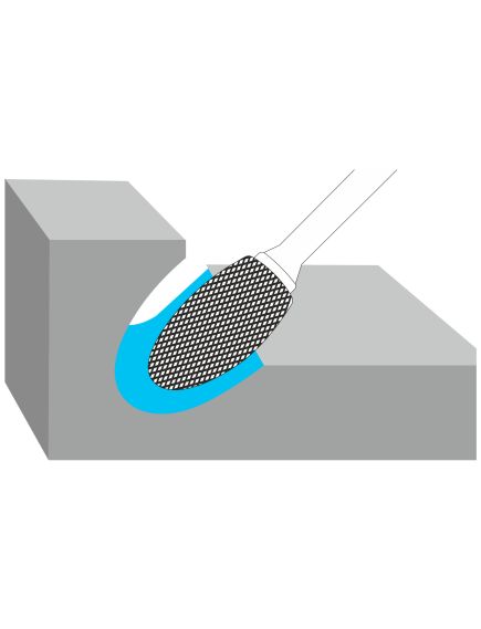 Борфреза тип E 08 мм KORNOR E0813BM06, фото , изображение 2 - Метэкс