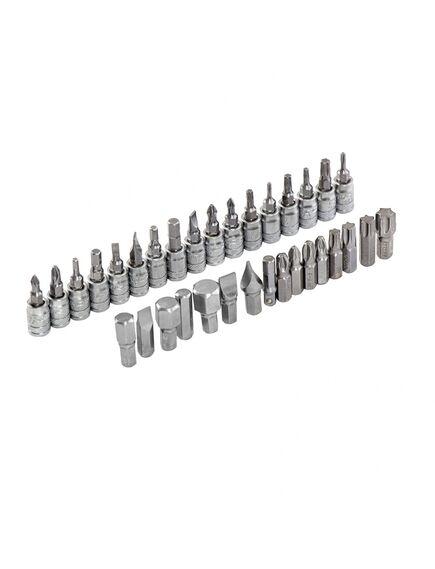 Набор инструментов 1/2", 1/4" 82 предмета 120 зубьев GROSS 14149, фото , изображение 8 - Метэкс