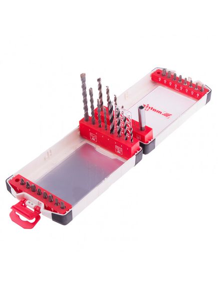 Набор сверл и бит 32 предмета MATRIX 725632, фото , изображение 4 - Метэкс