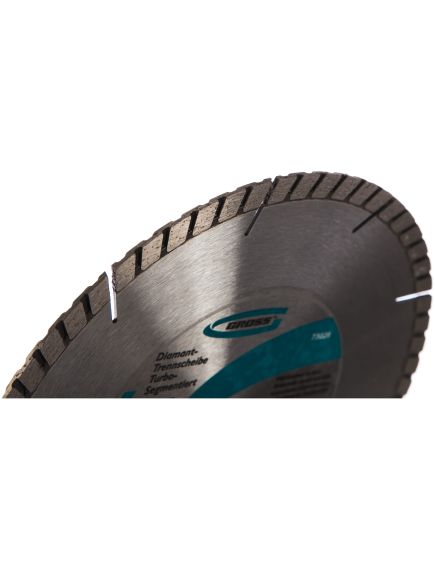 Диск алмазный 230 х 22,2 мм турбо-сегментный сухая резка GROSS 73026, фото , изображение 2 - Метэкс