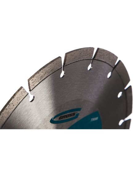 Диск алмазный 230 х 22,2 мм сегментный лазерная приварка сухая резка GROSS 73008, фото , изображение 2 - Метэкс