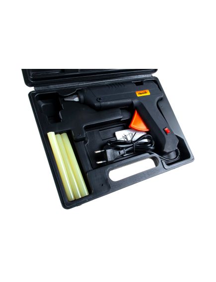 Клеевой пистолет с выключателем 11 мм в кейсе 100 Вт 8 г/мин SPARTA 93034, фото , изображение 3 - Метэкс