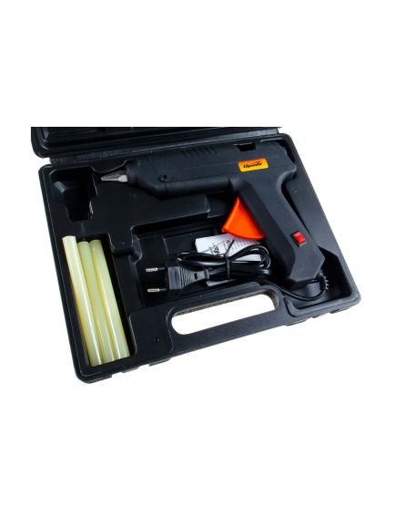 Клеевой пистолет с выключателем 11 мм в кейсе 100 Вт 8 г/мин SPARTA 93034, фото , изображение 4 - Метэкс