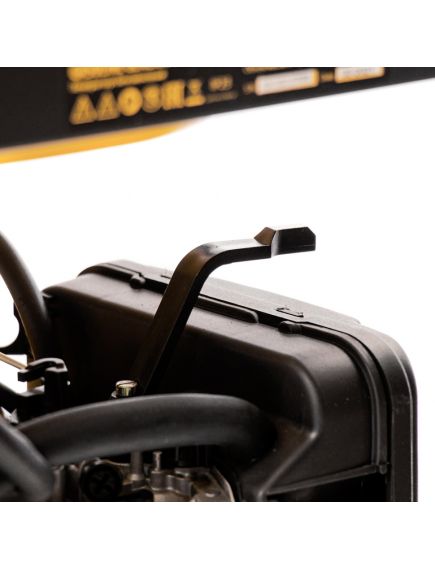 Генератор бенз. (5 - 5,5 кВт, 220 В, 25л, ручной стартер) DENZEL GE-6900 (94637), фото , изображение 8 - Метэкс