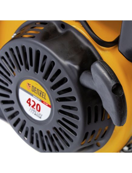 Генератор бенз. (5 - 5,5 кВт, 220 В, 25л, ручной стартер) DENZEL GE-6900 (94637), фото , изображение 14 - Метэкс