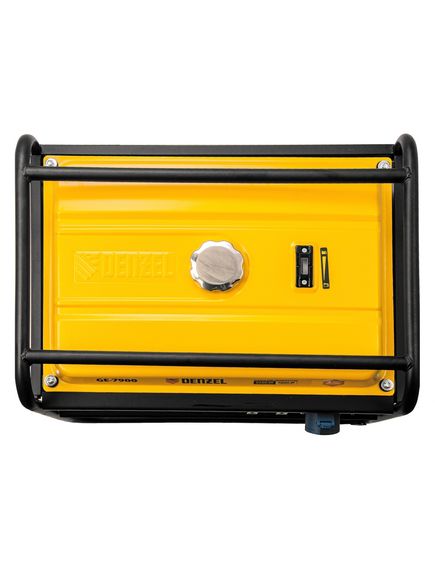 Генератор бенз. (6 - 6,5 кВт, 220 В, 25л, ручной стартер) DENZEL GE-7900 (94638), фото , изображение 8 - Метэкс