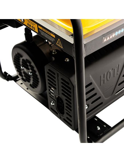 Генератор бенз. (6 - 6,5 кВт, 220 В, 25л, ручной стартер) DENZEL GE-7900 (94638), фото , изображение 9 - Метэкс